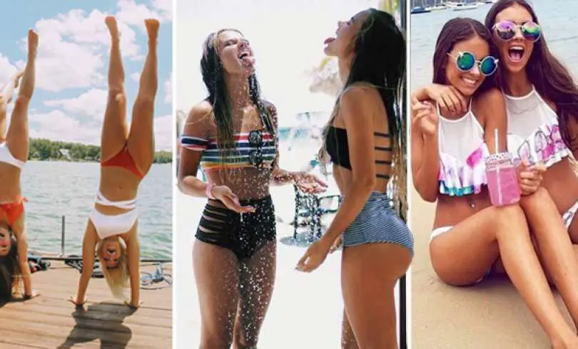 33 Trajes de Baño para Mejores Amigas para que Luzcan Bellísimas