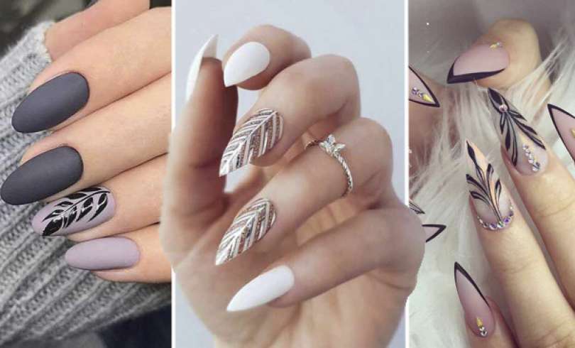 27+ Mejores Diseños de Uñas con Hojas que te Encantarán