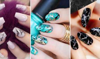Uñas de Mármol: Hermosos Diseños de Rocas para tus Manos