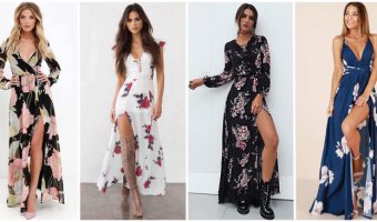 Cómo Usar los Vestidos Largos Floreados para lucir Espectacular